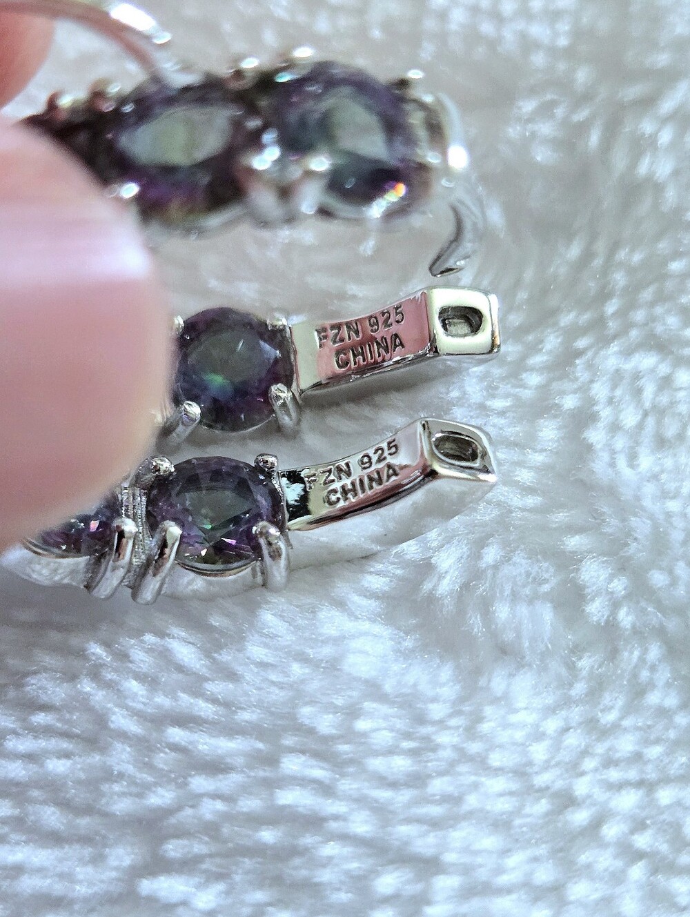 Cote d'Argent Mystic🧙♂️ Quartz Hoops - NWT - Picture 10 of 15
